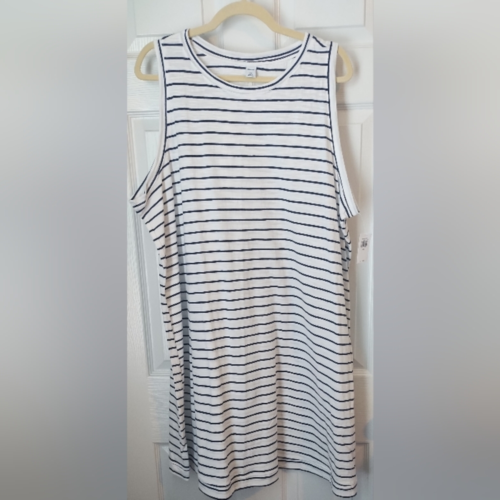Old Navy Striped Sleeveless Dress - New